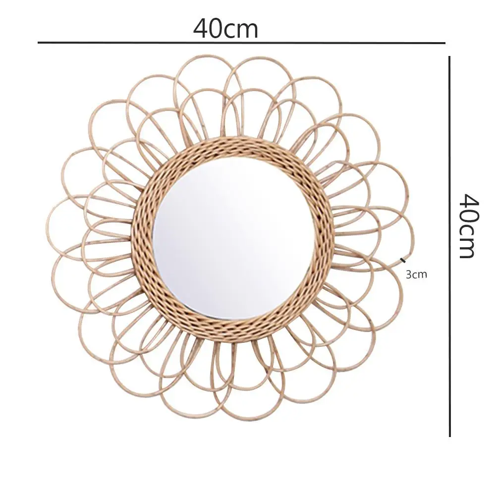 New Rattan Wall Hanging Innovative Art Decoration Round Makeup Mirror Dressing Bathroom Bathroom House Wall Decor Mirror
New Rattan Wall Hanging Innovative Art Decoration Round Makeup Mirror Dressing Bathroom Bathroom House Wall Decor Mirror