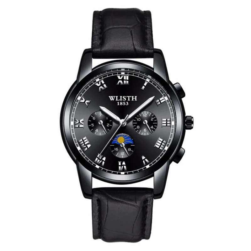 Fashion Brand Men Watch Luxury Mens Quartz Analog Business Wrist Watches Men's Clock watch men WAC186 Black Leather strip
Fashion Brand Men Watch Luxury Mens Quartz Analog Business Wrist Watches Men's Clock watch men WAC186 Black Leather strip