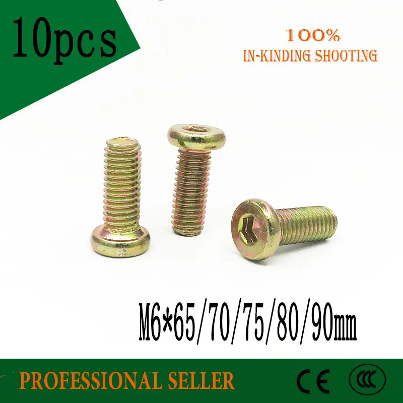 Free Shipping M6*65/70/75/80/90mm Semicircle head Galvanized flat head countersunk head Hex Socket Head Cap Screw
Free Shipping M6*65/70/75/80/90mm Semicircle head Galvanized flat head countersunk head Hex Socket Head Cap Screw
