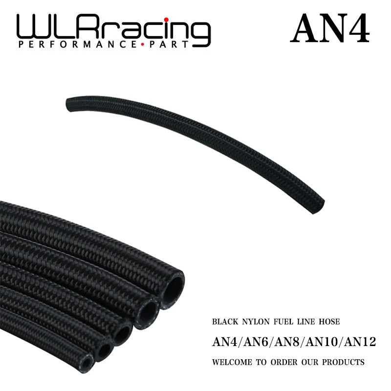 WLR RACING-4 AN Pro's Lite черный нейлоновый плетеный шланг для гонок Топливопровод 350 PSI 0,3 M WLR7311-1
WLR RACING-4 AN Pro's Lite черный нейлоновый плетеный шланг для гонок Топливопровод 350 PSI 0,3 M WLR7311-1