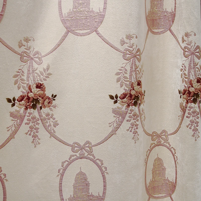 European luxury floor to ceiling window 3D relief jacquard Blackout curtains for Living Room upscale villas curtains for Bedroom
European luxury floor to ceiling window 3D relief jacquard Blackout curtains for Living Room upscale villas curtains for Bedroom