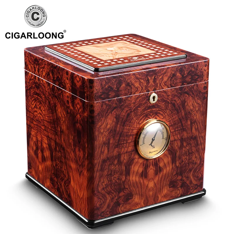 CIGARLOONG Cigar moisturizing box cedar alcohol mellow piano paint moisturizing large double-storey Cigar Humidor CA-4003
CIGARLOONG Cigar moisturizing box cedar alcohol mellow piano paint moisturizing large double-storey Cigar Humidor CA-4003