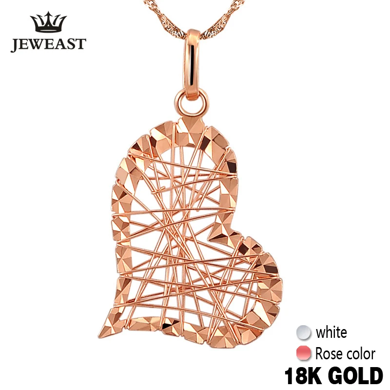 18k Pure Gold Pendants Heart Shape Charm Au750 Rose Fine Jewelry Fashion Classic Women Girl Gift Hot Selling Simple 2020 New
18k Pure Gold Pendants Heart Shape Charm Au750 Rose Fine Jewelry Fashion Classic Women Girl Gift Hot Selling Simple 2020 New