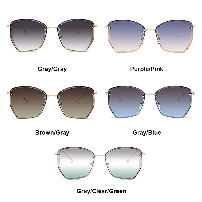 TOYEARN Fashion Brand Design Ladys Alloy Frame Square Sunglasses Women Vintage Gradient Sun Glasses For Female Oculos de sol
TOYEARN Fashion Brand Design Ladys Alloy Frame Square Sunglasses Women Vintage Gradient Sun Glasses For Female Oculos de sol