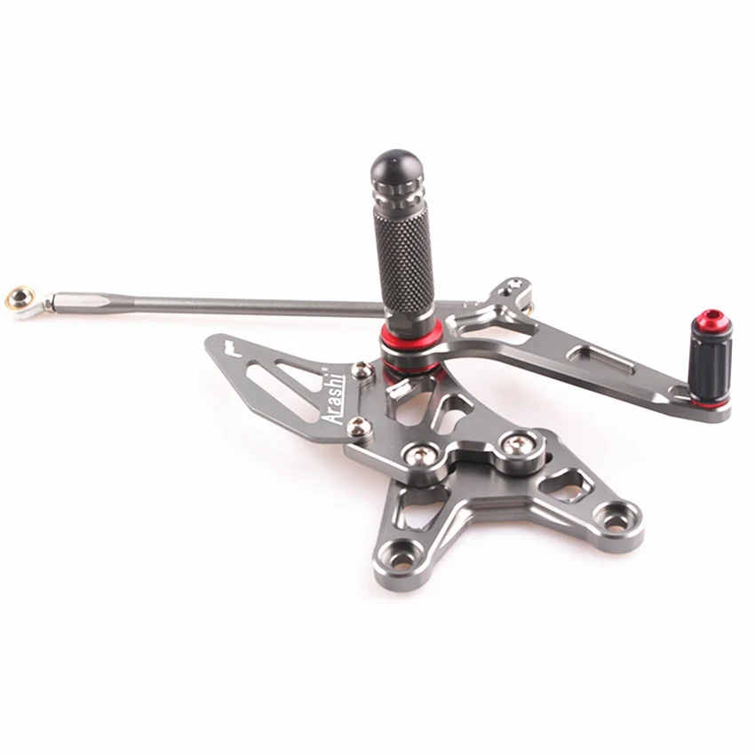 CNC Aluminum Adjustable Rearset Foot Pegs Pedal For Kawasaki Ninja ZX6R 2009-2012 2010 2011 ZX-6R Gray
CNC Aluminum Adjustable Rearset Foot Pegs Pedal For Kawasaki Ninja ZX6R 2009-2012 2010 2011 ZX-6R Gray