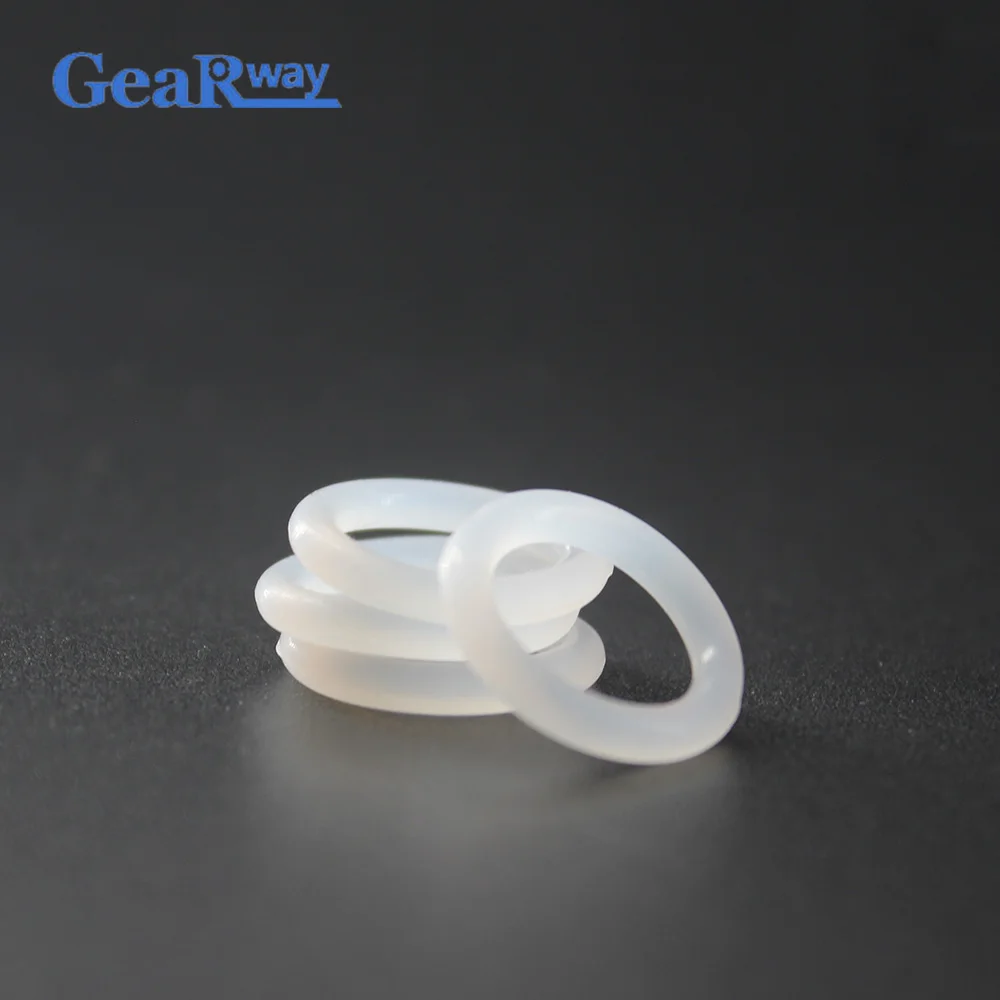 Gearway 2.4mm CS Transparent Silicon O Ring Seal Gasket Food Grade O Ring Seal 6/7/8/9/10/28/29/30mm OD VMQ O Ring Sealing
Gearway 2.4mm CS Transparent Silicon O Ring Seal Gasket Food Grade O Ring Seal 6/7/8/9/10/28/29/30mm OD VMQ O Ring Sealing