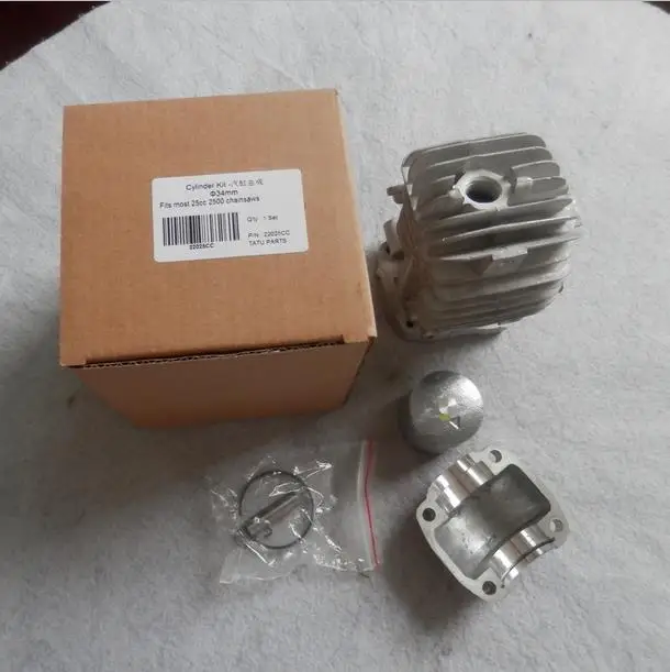 CYLINDER W/ KOBLEN ASY 34MM FITS MOST 2500 CHAINSAW FREE SHIPPING ZYLINDER PISTON KIT 25CC CHAIN SAW PARTS
CYLINDER W/ KOBLEN ASY 34MM FITS MOST 2500 CHAINSAW FREE SHIPPING ZYLINDER PISTON KIT 25CC CHAIN SAW PARTS