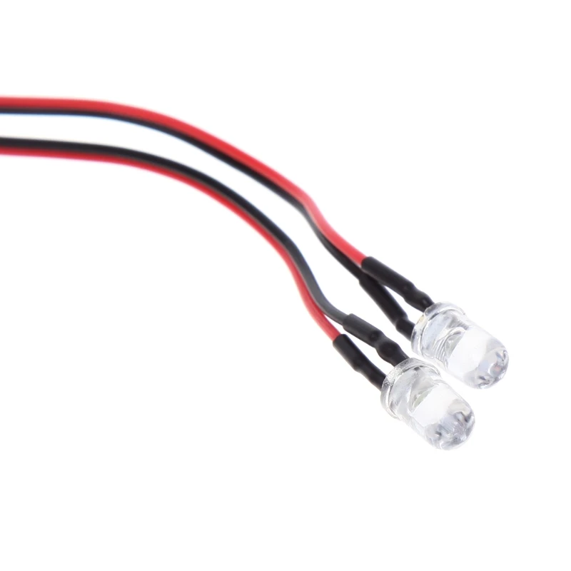 2Pcs Round LED Light With Cover for 1/10 RC SCX10 D90 Crawler HSP Car Parts | Игрушки и хобби