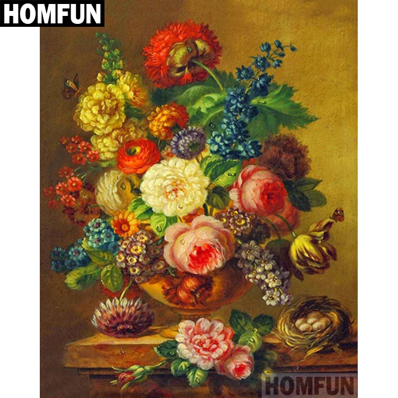 Набор для алмазной вышивки HOMFUN A06088, «цветные цветы», вышивка крестиком, картина из квадратных/круглых страз, домашний декор, «сделай сам»
Набор для алмазной вышивки HOMFUN A06088, «цветные цветы», вышивка крестиком, картина из квадратных/круглых страз, домашний декор, «сделай сам»