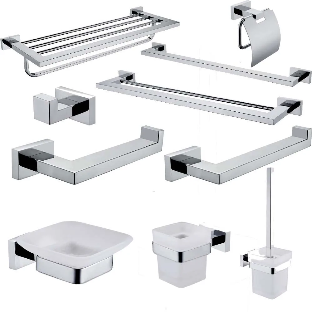Leyden Chrome Stainless Steel Bath Hardware Sets Silver Polished Towel Rack Robke Hook Toothbrush Holder Soap Dish Towel Ring
Leyden Chrome Stainless Steel Bath Hardware Sets Silver Polished Towel Rack Robke Hook Toothbrush Holder Soap Dish Towel Ring