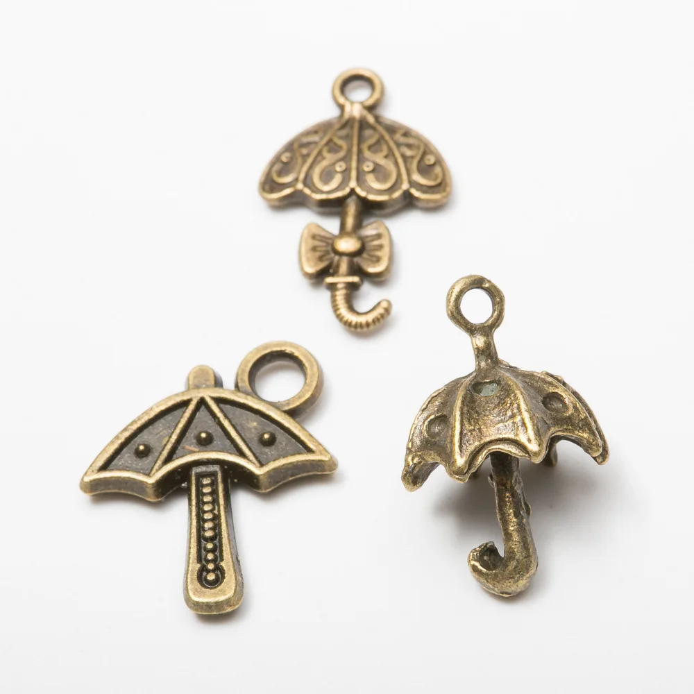 Charms for Jewelry Making 3D Umbrella Pendant Charms DIY Bracelet Necklace Jewelry Accessory DIY Craft 10 pcs
Charms for Jewelry Making 3D Umbrella Pendant Charms DIY Bracelet Necklace Jewelry Accessory DIY Craft 10 pcs