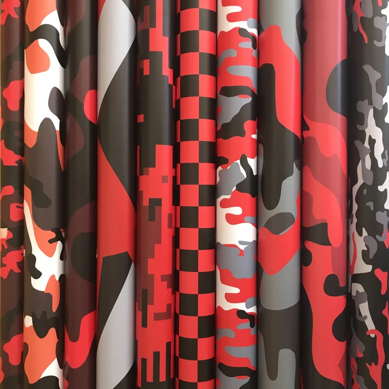 Camouflage Black Red Vinyl Wrap Motorcycle Car Vehicle Scooter DIY Wrapping Sticker Adhesive Decal Film
Camouflage Black Red Vinyl Wrap Motorcycle Car Vehicle Scooter DIY Wrapping Sticker Adhesive Decal Film