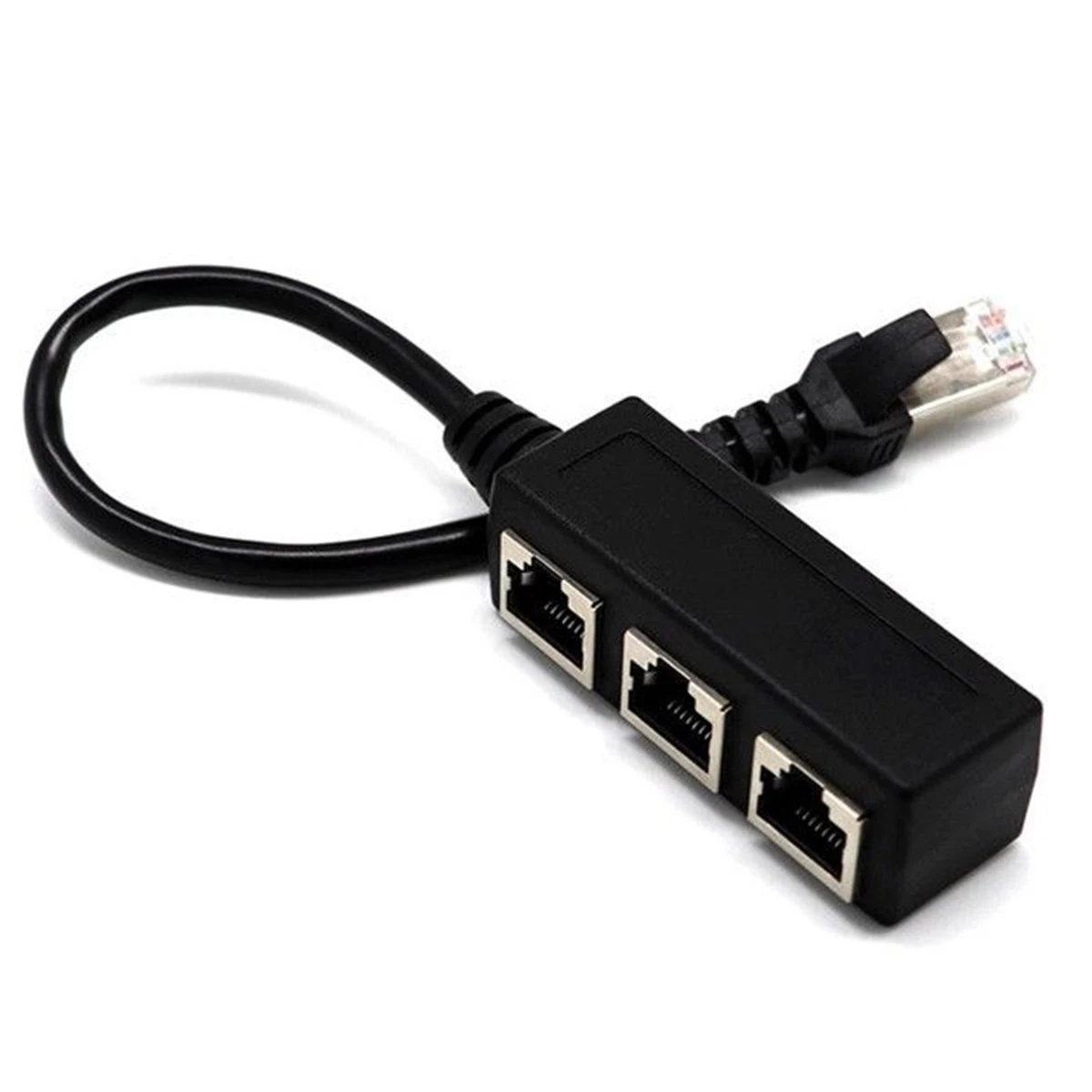 RJ45 Splitter Cable Adapter 1 Male to 3 Female Port Ethernet LAN Network Plug Connector
RJ45 Splitter Cable Adapter 1 Male to 3 Female Port Ethernet LAN Network Plug Connector