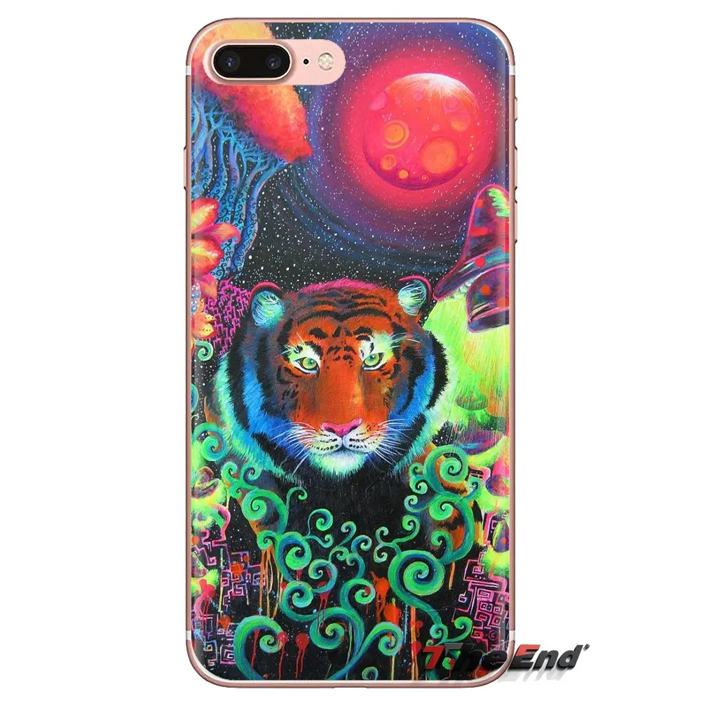 Чехол для мобильного телефона Trippy Feral Tiger fractal Fractalius чехол Huawei Mate Honor 4C 5C 5X 6X 7 7A 7C 8 9 10