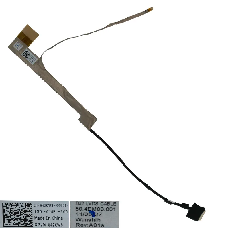 New LCD LED Video Flex Cable For DELL N5030 M5030 N5020 15V 50.4EM03.101 042CW8 50.4EM03.201 Notebook LED LVDS CABLE
New LCD LED Video Flex Cable For DELL N5030 M5030 N5020 15V 50.4EM03.101 042CW8 50.4EM03.201 Notebook LED LVDS CABLE