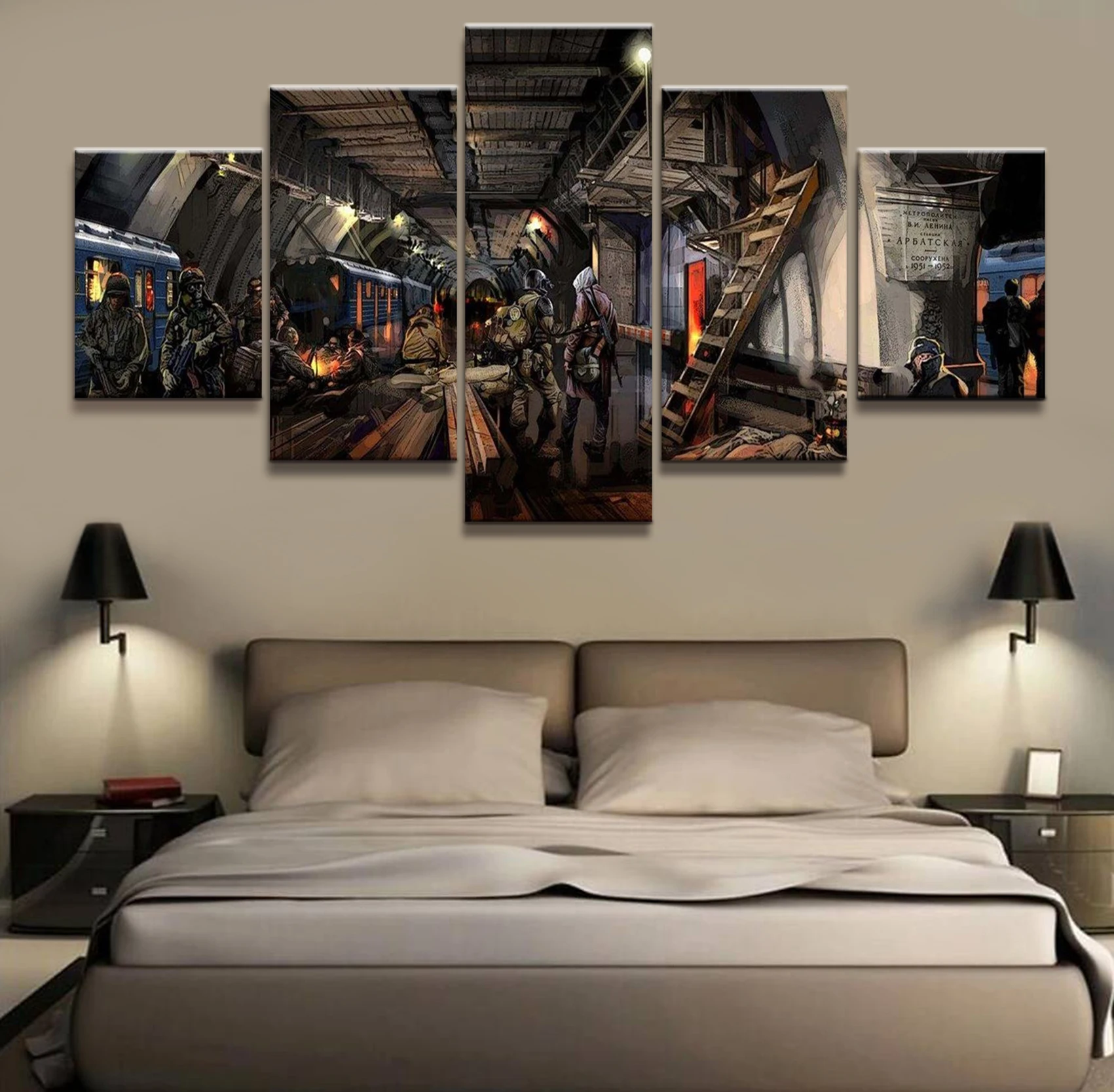 Home Decor Poster HD Pictures Prints Canvas 5 Piece Modular metro exodus Game Living Room Art Decorative Painting Framed
Home Decor Poster HD Pictures Prints Canvas 5 Piece Modular metro exodus Game Living Room Art Decorative Painting Framed