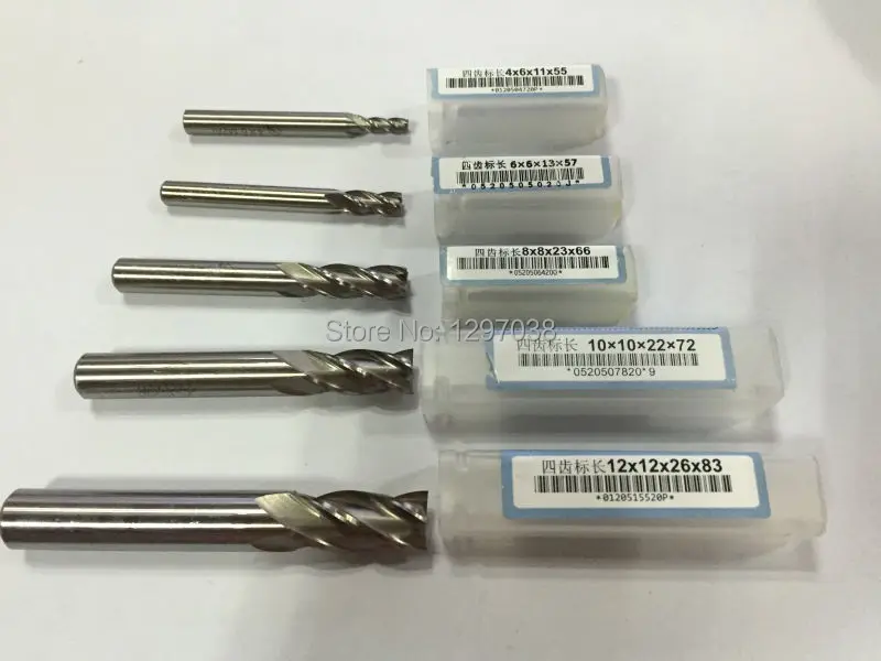 5PCS/Lot CNC cutter machine tool Super-hard HSS M2AL 4flute 4MM 6MM 8MM 10MM 12MM grinding milling cutter
5PCS/Lot CNC cutter machine tool Super-hard HSS M2AL 4flute 4MM 6MM 8MM 10MM 12MM grinding milling cutter