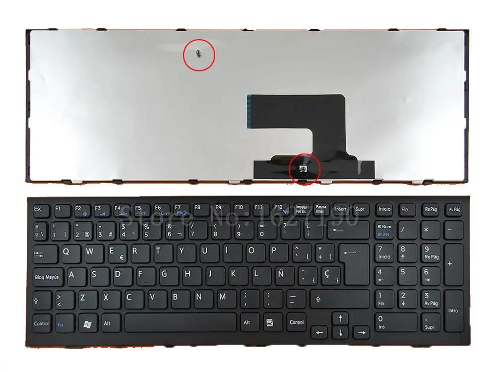 New SP/Spanish Keyboard Laptop for SONY VPC-EE Series BLACK FRAME Replacement Repair
New SP/Spanish Keyboard Laptop for SONY VPC-EE Series BLACK FRAME Replacement Repair