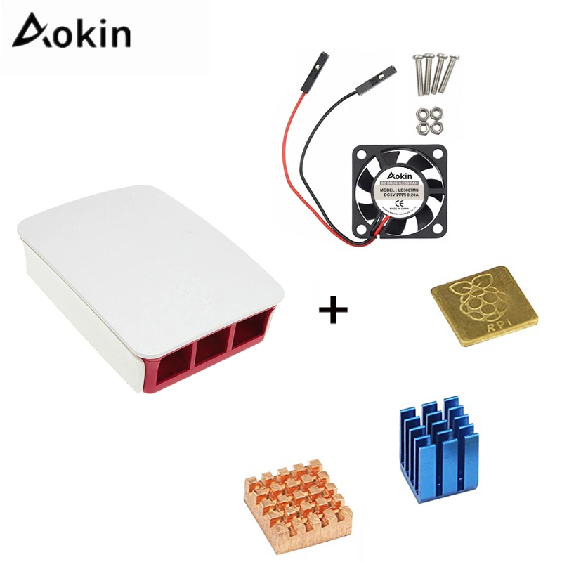 Aokin For Raspberry Pi 3 Case With Fan Official ABS Raspberry Pi 2 Case Cooling Fan Heat Sink For Raspberry Pi 2/3
Aokin For Raspberry Pi 3 Case With Fan Official ABS Raspberry Pi 2 Case Cooling Fan Heat Sink For Raspberry Pi 2/3
