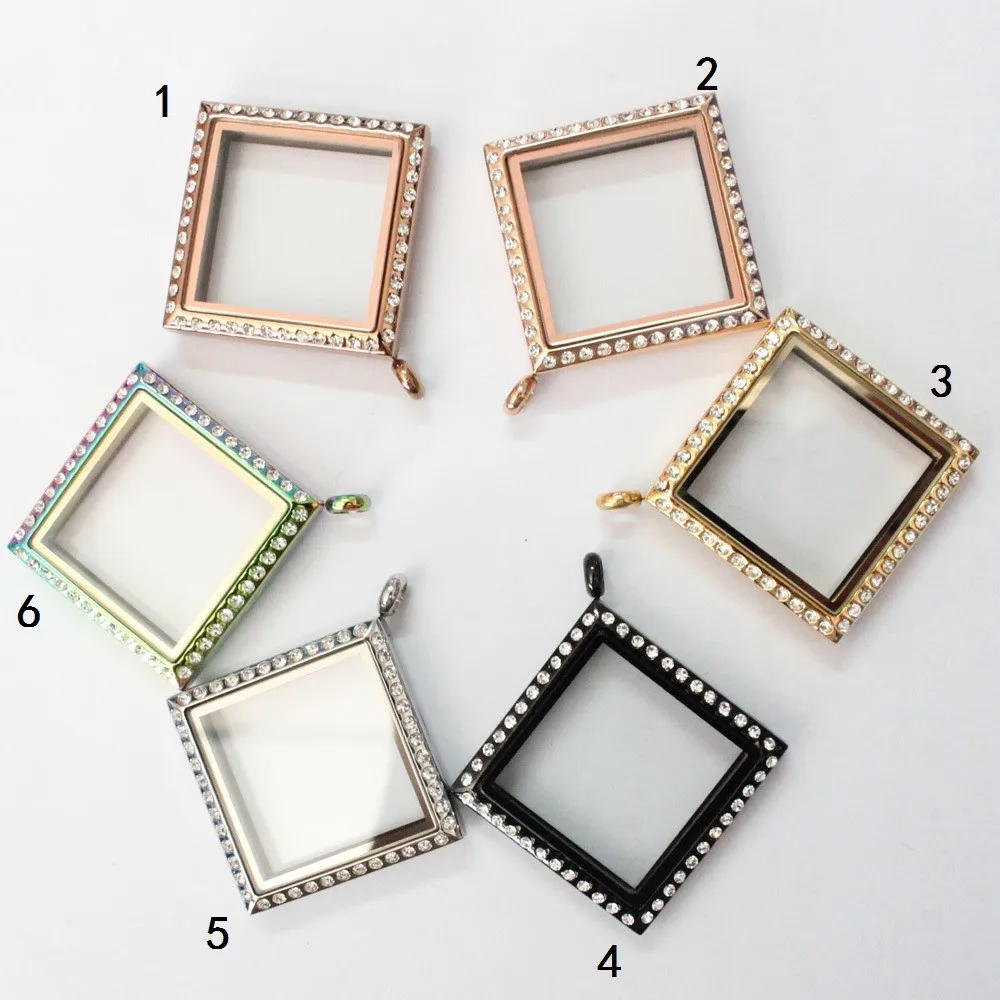 10pcs Square Floating Locket With Rhinestones Stainless Steel Living Memory Floating Locket Pendant For Necklace Bangle&Bracelet
10pcs Square Floating Locket With Rhinestones Stainless Steel Living Memory Floating Locket Pendant For Necklace Bangle&Bracelet