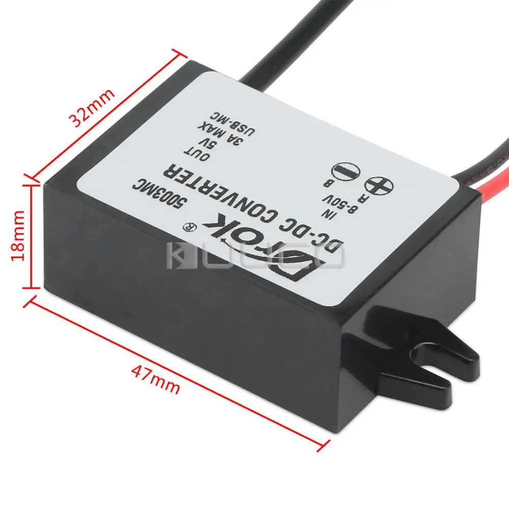 15 Вт адаптер постоянного тока 8 ~ 50 В до 5 3 А модуль питания/USB регулятор напряжения