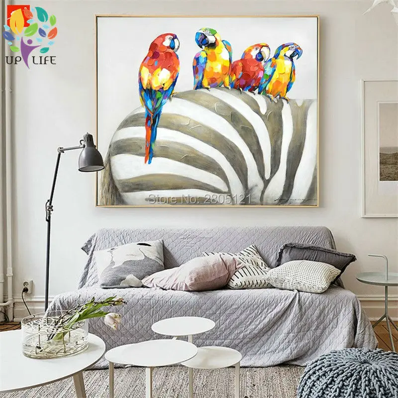 hand painted modern ideas designed animals canvas wall art color parrot on zebra oil paintings bedroom decoration unique gift
hand painted modern ideas designed animals canvas wall art color parrot on zebra oil paintings bedroom decoration unique gift