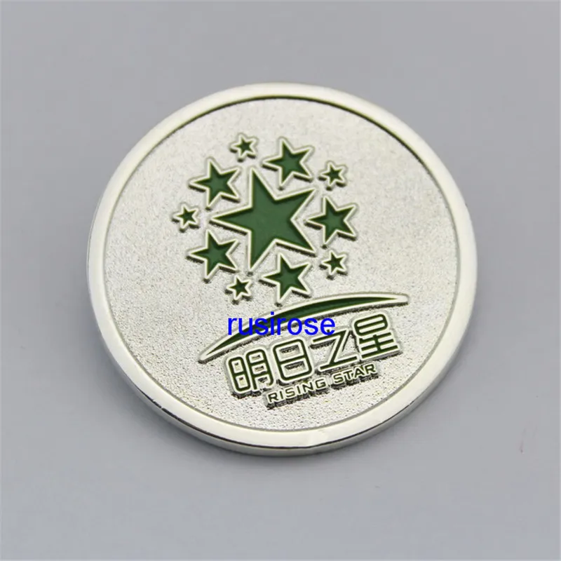 Personality Starry sky silver badge brooches custom,Tomorrow growth talent commemorative badge
Personality Starry sky silver badge brooches custom,Tomorrow growth talent commemorative badge
