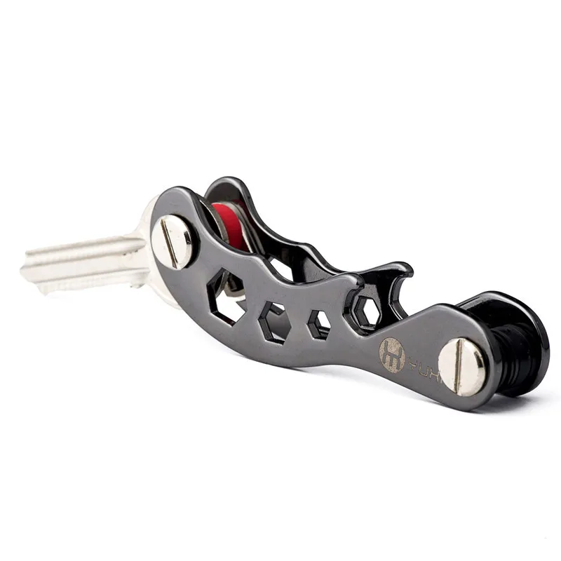 Металлический брелок для ключей BISI GORO алюминиевый мужской на кошелек новый