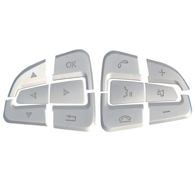 Car Steering Wheel Button Decoration Trim Cover Stickers Patch for Mercedes Benz A B C Class CLA CLS GLE GLS GLA GLC Accessories
Car Steering Wheel Button Decoration Trim Cover Stickers Patch for Mercedes Benz A B C Class CLA CLS GLE GLS GLA GLC Accessories