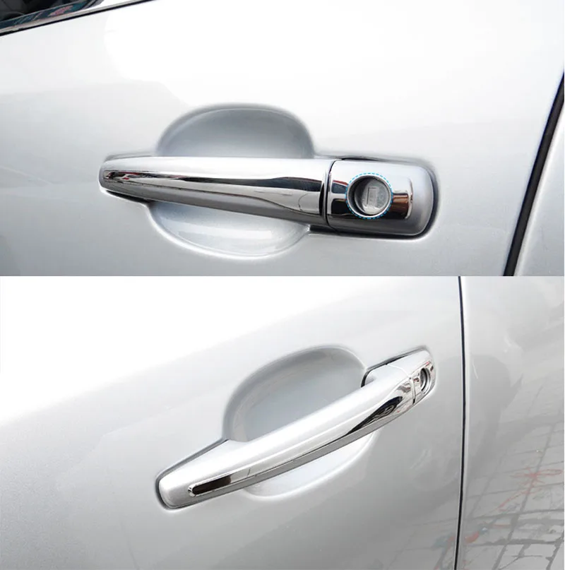Подходит для PEUGEOT 2008 3008 207 308 CITROEN C4 C6 хромированная крышка дверной ручки молдинг 407