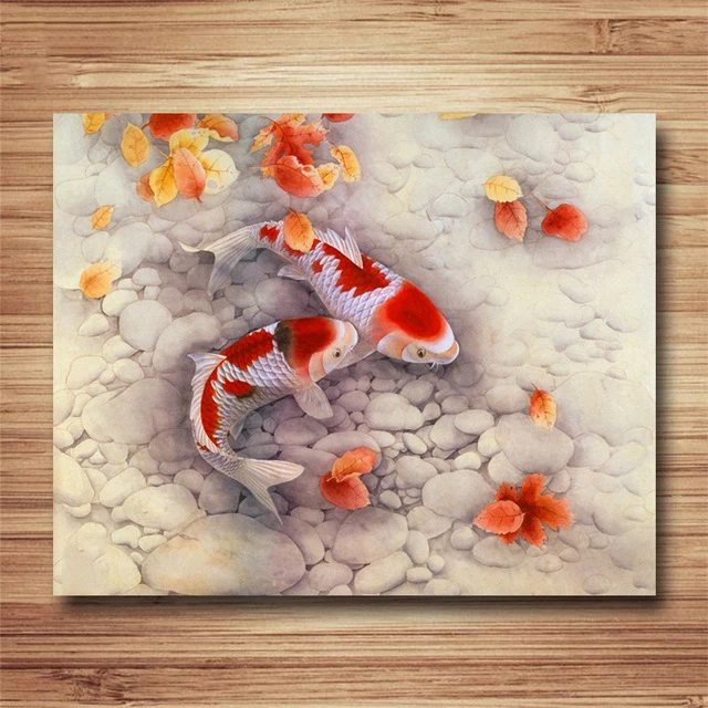 Fish 40*50cm Diy digital oil painting by numbers paint drawing coloring number canvas hand painted picture wall decor
Fish 40*50cm Diy digital oil painting by numbers paint drawing coloring number canvas hand painted picture wall decor
