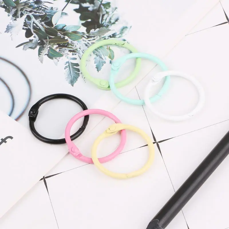 10pcs Metal Loose Leaf Binder Ring durable undeforming loose leaves organize School Office Supplies Craft
10pcs Metal Loose Leaf Binder Ring durable undeforming loose leaves organize School Office Supplies Craft