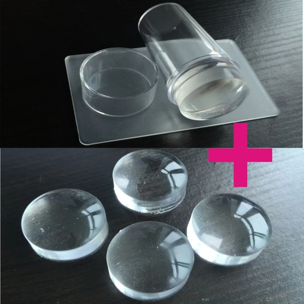 Pure Design Clear Jelly Nail Art Stamping Scraper with Cap and 4pcs Clear Nail Stamper Heads
Pure Design Clear Jelly Nail Art Stamping Scraper with Cap and 4pcs Clear Nail Stamper Heads