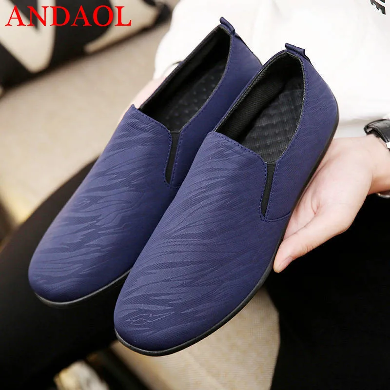 ANDAOL Men's Canvas Casual Shoes Top Quality Breathable Striped Driving Loafers Luxury Harajuku Slip-On Business Office shoes
ANDAOL Men's Canvas Casual Shoes Top Quality Breathable Striped Driving Loafers Luxury Harajuku Slip-On Business Office shoes