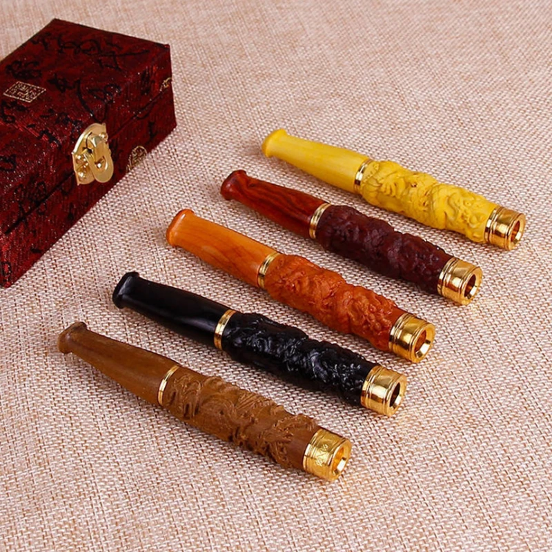 Natural Sandalwood Hand Carved Double Filter Cigarette Holder Pipes Smoking Pipe Cigarette Holder Tobacco Pipe Mouthpiece Smoke
Natural Sandalwood Hand Carved Double Filter Cigarette Holder Pipes Smoking Pipe Cigarette Holder Tobacco Pipe Mouthpiece Smoke