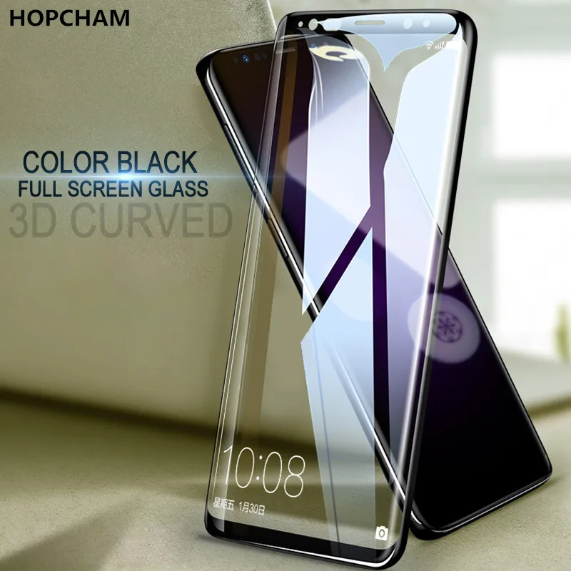 HOPCHAM 3D изогнутое круглое Защитное стекло для Samsung Galaxy S9 plus 9H | Мобильные телефоны и