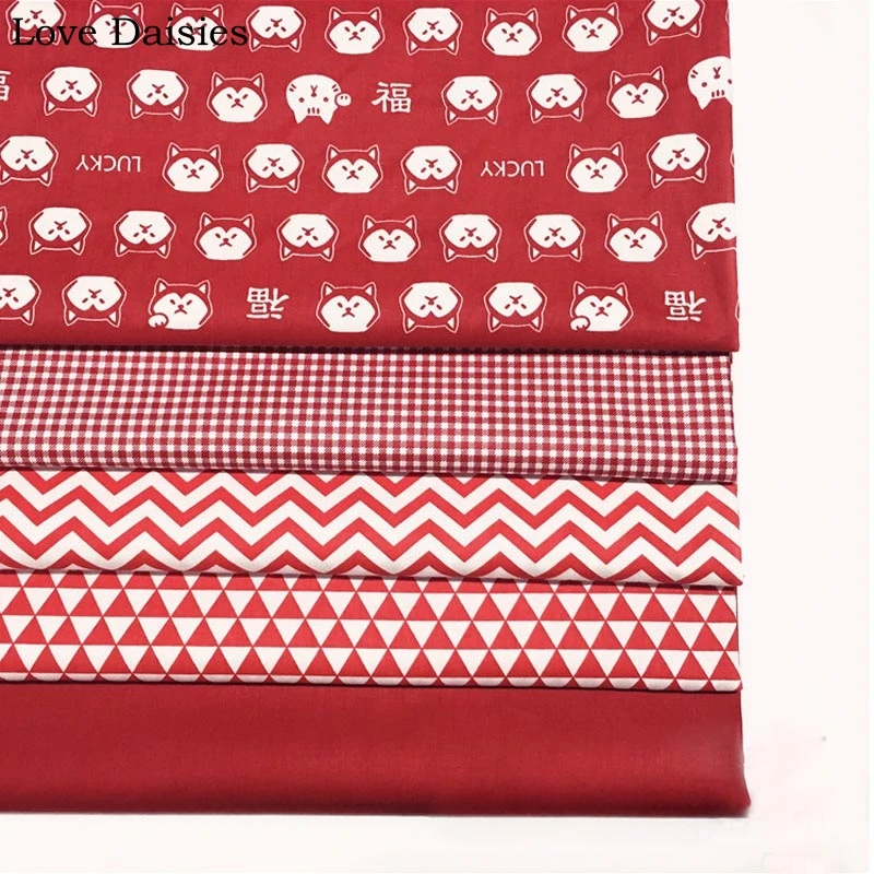 100% cotton twill cloth RED cartoon lucky dog cat FU word check tri angle fabrics for DIY bedding cushion handwork home decor
100% cotton twill cloth RED cartoon lucky dog cat FU word check tri angle fabrics for DIY bedding cushion handwork home decor