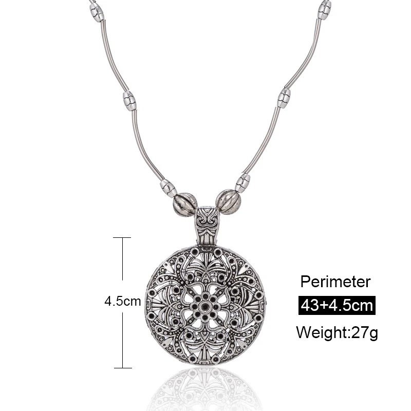 WNGMNGL Vintage Statement Choker Necklace Fashion Antique Sliver Hollow Round Flower Carving Pendant Necklace For Women Jewelry
WNGMNGL Vintage Statement Choker Necklace Fashion Antique Sliver Hollow Round Flower Carving Pendant Necklace For Women Jewelry
