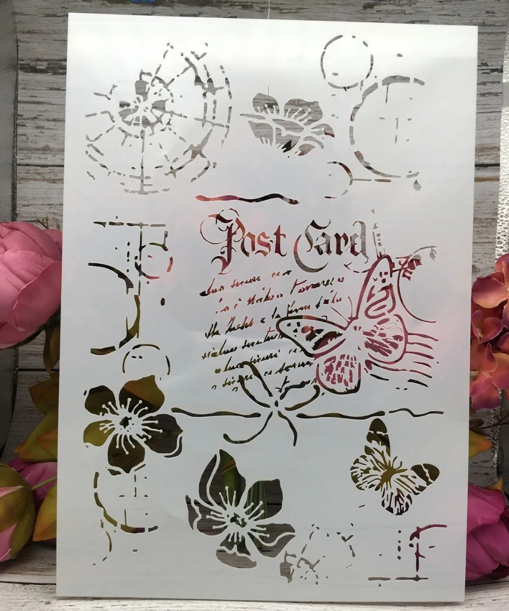 A4 Post Card Butterfly DIY Layering Stencils Wall Painting Scrapbook Coloring Embossing Album Decorative Paper Card Template
A4 Post Card Butterfly DIY Layering Stencils Wall Painting Scrapbook Coloring Embossing Album Decorative Paper Card Template