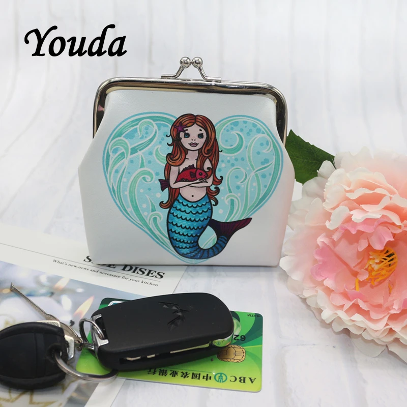 Youda Girls Cartoon Cute PU Leather Material Coin Purse Mermaid Printing Key Coin Bag Mini Card Package
Youda Girls Cartoon Cute PU Leather Material Coin Purse Mermaid Printing Key Coin Bag Mini Card Package