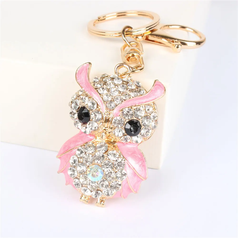 Pink Owl Bird Pendant Charm Rhinestone Crystal Purse Bag Keyring Key Chain Accessories Wedding Party Gift
Pink Owl Bird Pendant Charm Rhinestone Crystal Purse Bag Keyring Key Chain Accessories Wedding Party Gift