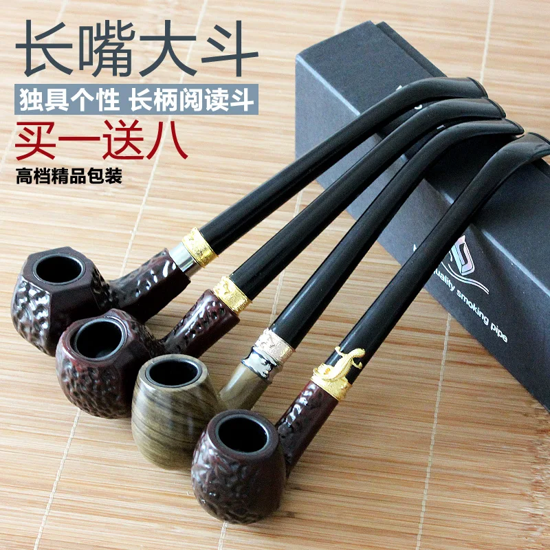 Briar smoking set rosewood smoking pipe Small long design handmade of tobacco poleaxe smoking pipe
Briar smoking set rosewood smoking pipe Small long design handmade of tobacco poleaxe smoking pipe