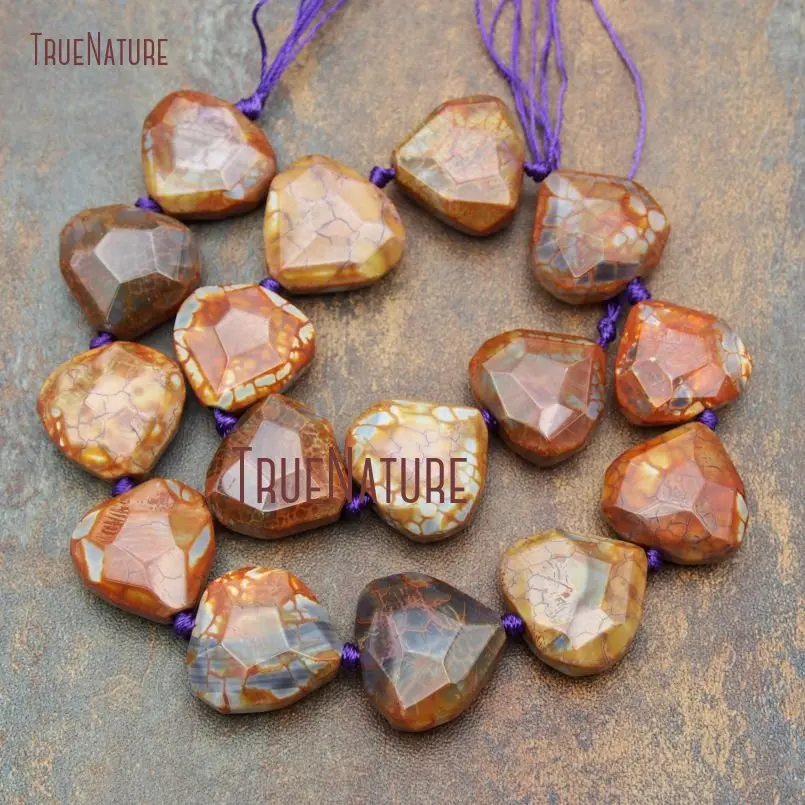 Reddish Brown Dragon Agates Beads Faceted Irregular Shape Beads For Less 26x22mm BE13000
Reddish Brown Dragon Agates Beads Faceted Irregular Shape Beads For Less 26x22mm BE13000