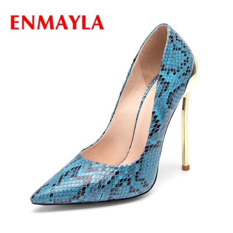 ENMAYER Pointed Toe PU Thin Heels Slip-On Womens Shoes Tacones Mujer Ladies Shoes Size 34-43 ZYL2159
ENMAYER Pointed Toe PU Thin Heels Slip-On Womens Shoes Tacones Mujer Ladies Shoes Size 34-43 ZYL2159