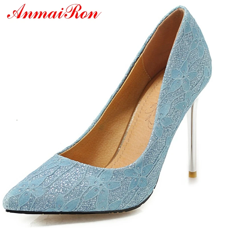 ANMAIRON Sequined Cloth Pointed Toe Casual Pumps Women Shoes Women Fashion High Heel Shoes Size 34-43 LY1010
ANMAIRON Sequined Cloth Pointed Toe Casual Pumps Women Shoes Women Fashion High Heel Shoes Size 34-43 LY1010