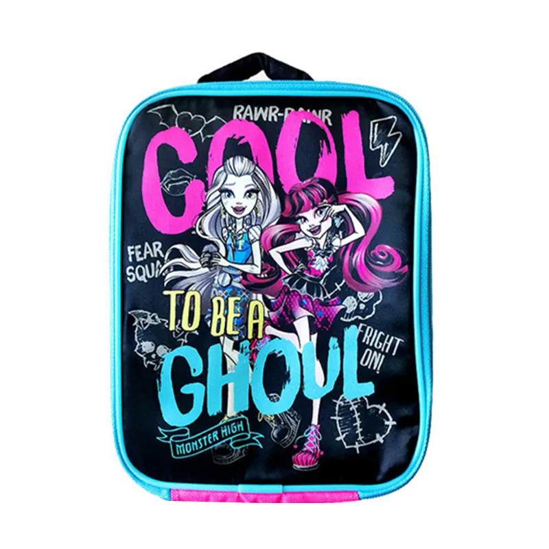 Cartoon Monster High Waterproof Insulated Lunch Bag for Girls Kids School Thermal Lunch Box Tote Bag Lunchbag Picnic Food Bags
Cartoon Monster High Waterproof Insulated Lunch Bag for Girls Kids School Thermal Lunch Box Tote Bag Lunchbag Picnic Food Bags
