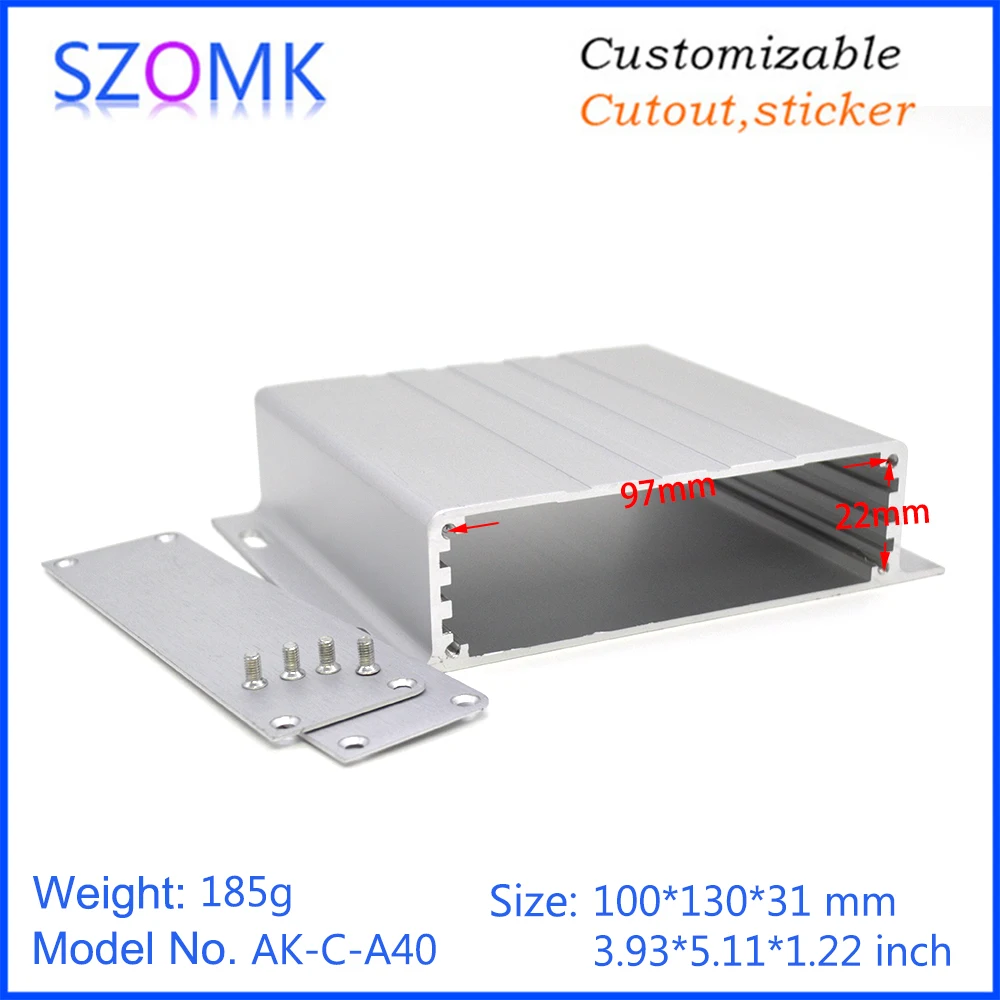 10Pcs 31*130*100mm aluminum extruded housing box szomk aluminum electronics device housing for aluminum junction box
10Pcs 31*130*100mm aluminum extruded housing box szomk aluminum electronics device housing for aluminum junction box
