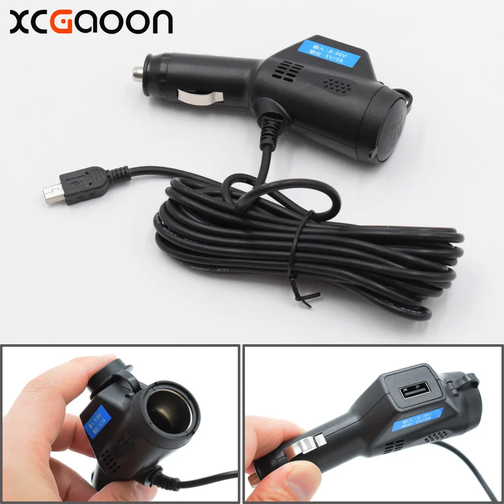 XCGaoon 3 в 1 качество 5 в 3 А мини USB Автомобильное зарядное устройство с 1 USB-портом и 1 гнездом прикуривателя подходит для DC 12 В 24 в кабель 3,5 метра
XCGaoon 3 в 1 качество 5 в 3 А мини USB Автомобильное зарядное устройство с 1 USB-портом и 1 гнездом прикуривателя подходит для DC 12 В 24 в кабель 3,5 метра