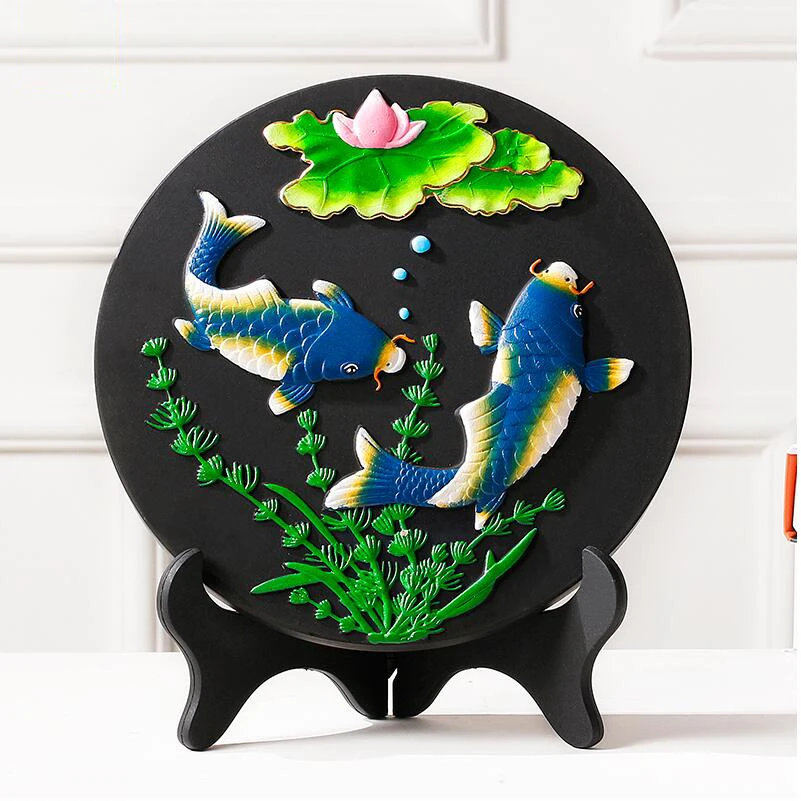 Modern Activated Carbon Home Furnishing Decoration Crafts Livingroom Desktop Fishes Shape Figurine Mascot Wedding Christmas Gift
Modern Activated Carbon Home Furnishing Decoration Crafts Livingroom Desktop Fishes Shape Figurine Mascot Wedding Christmas Gift