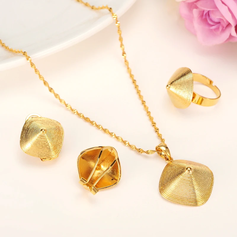 Ethiopian Jewelry sets Pendant Necklaces/Earrings/Ring Ethiopia Gold Africa Brial Wedding Eritrea Set Gift
Ethiopian Jewelry sets Pendant Necklaces/Earrings/Ring Ethiopia Gold Africa Brial Wedding Eritrea Set Gift